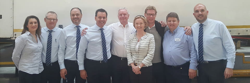 DSV board in Cape Town ZA with local distribution team
