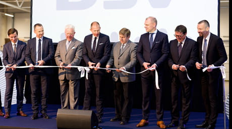 Cutting the ribon in Prague