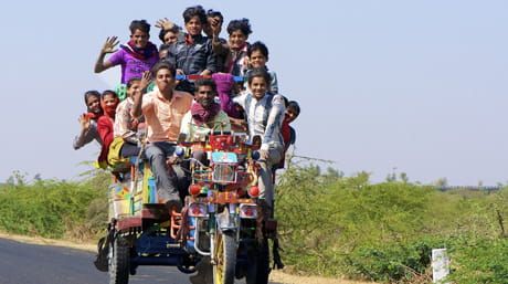 Triped with Indians