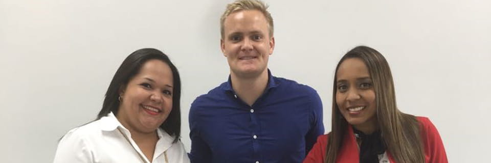 DSV Panama team 2018, Joseline Ulloa, Jonas Thoroe, Annette Harris