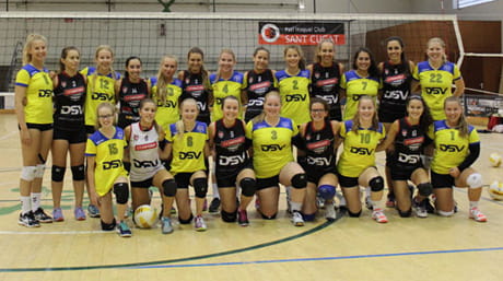 The two DSV volleyball teams
