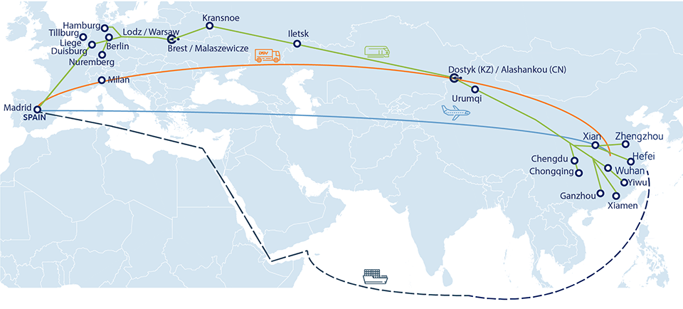 mapa red coronavirus dsv flyer