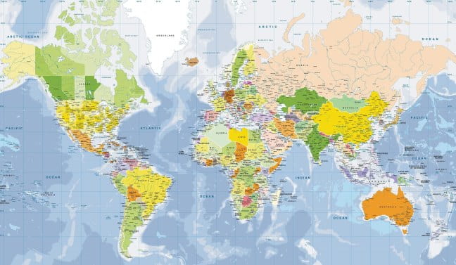 Mapa De Europa Con Codigos Postales Y Mapamundi Dsv