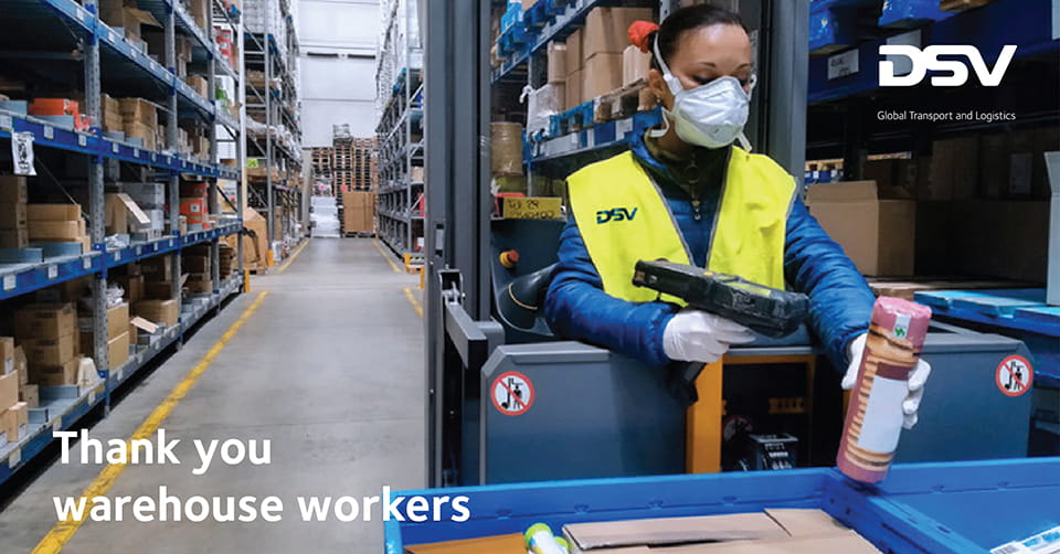 thank you warehouse workers