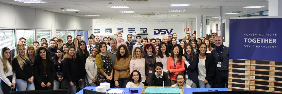 DSV España da una cálida bienvenida a los primeros compañeros de Panalpina