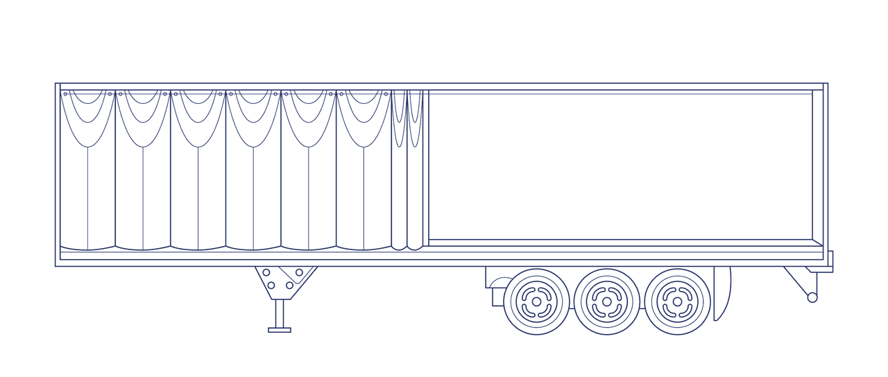 Conestoga or Curtainside Trailers DSV