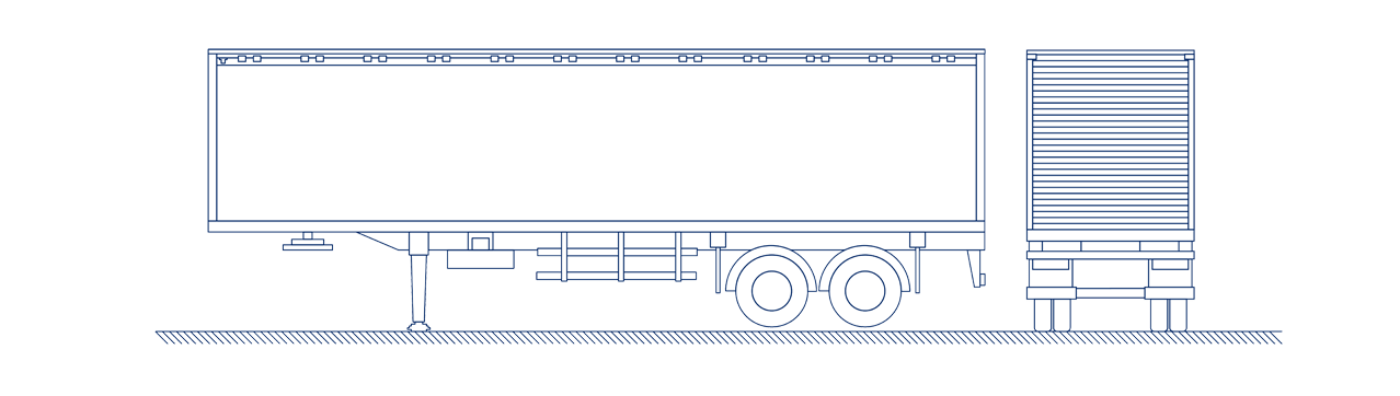 Shipping Trailer| Dry Van in the United States | DSV