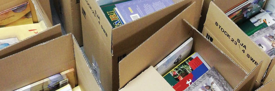 Shipment of books