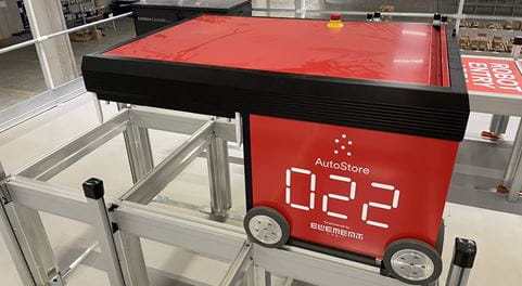 DSV startet mit neuer Autostore-Lagertechnologie in Duisburg 