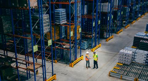 Szene in einem Lager