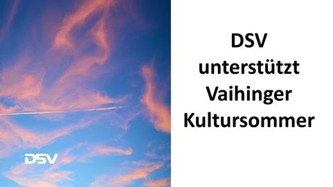 DSV unterstützt Vaihinger Kultursommer