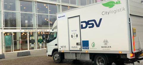 I samarbejde med Citylogistik udfører DSV et stigende antal transportopgaver med eldrevne lastbiler.