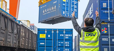DSV-tog fra Kina til Danmark skal sikre danske forsyningskæder i udfordret transportmarked