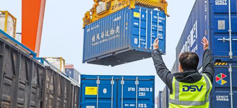 DSV-tog fra Kina til Danmark skal sikre danske forsyningskæder i udfordret transportmarked