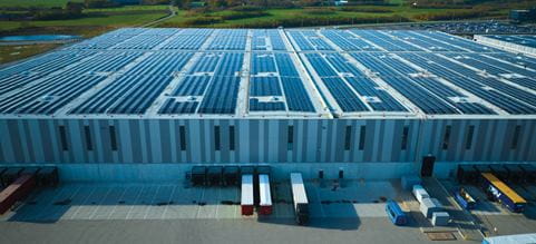 Groupage netværk lager bygning