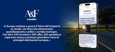 La Repubblica A&F: «Trasporto su strada, la rete europea che ridisegna la logistica»