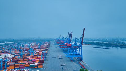 Imagen de un puerto en Brasil