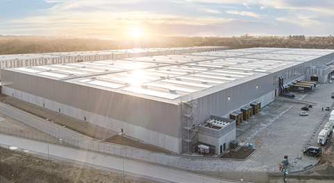 DSV DGNB-certified warehousing facility near Copenhagen