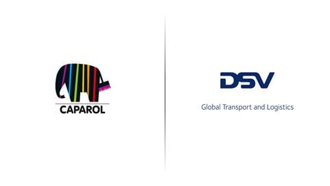 Logo Caparol x DSV