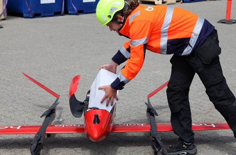 DSV and Ørsted to test cargo drones