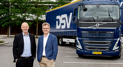 DSV and Volvo sign agreement to support decarbonisation of road freight