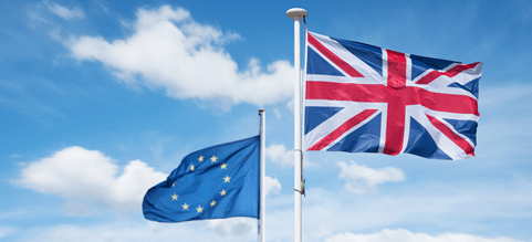 UK and EU flags
