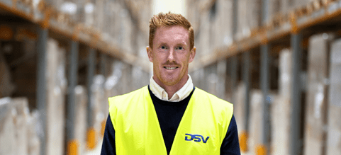 Patrik Hansson är operativ chef på DSV i Landskrona