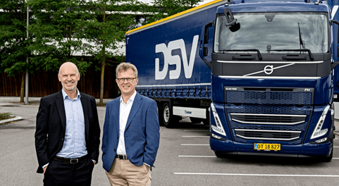 DSV och Volvo tecknar avtal på 300 ellastbilar