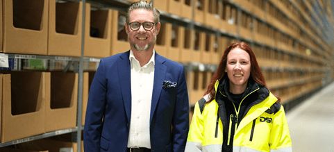 Pär och Pernilla på DSV Solutions