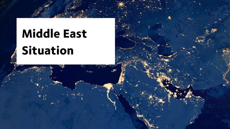 MIDDLE EAST SUPPLY CHAIN SITUATION DSV visual data 2