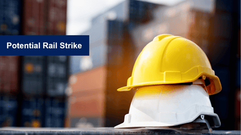 logistics hub with two hard hats