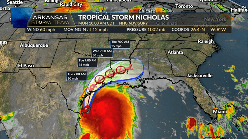 Tropical Storm Nicholas