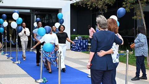 DSV South Africa employees enjoy the integration go-live celebrations