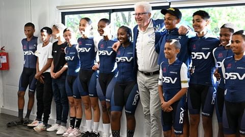 Premier Alan Winde attended the SHIFT Academy 2025 graduation congratulating the young cyclists