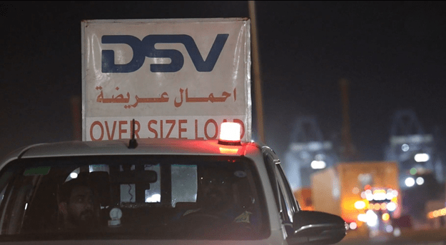 Oversize transport from Basra to Rumaila