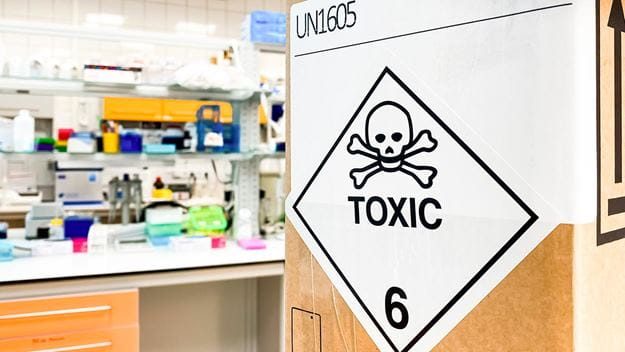 Dangerous goods sign