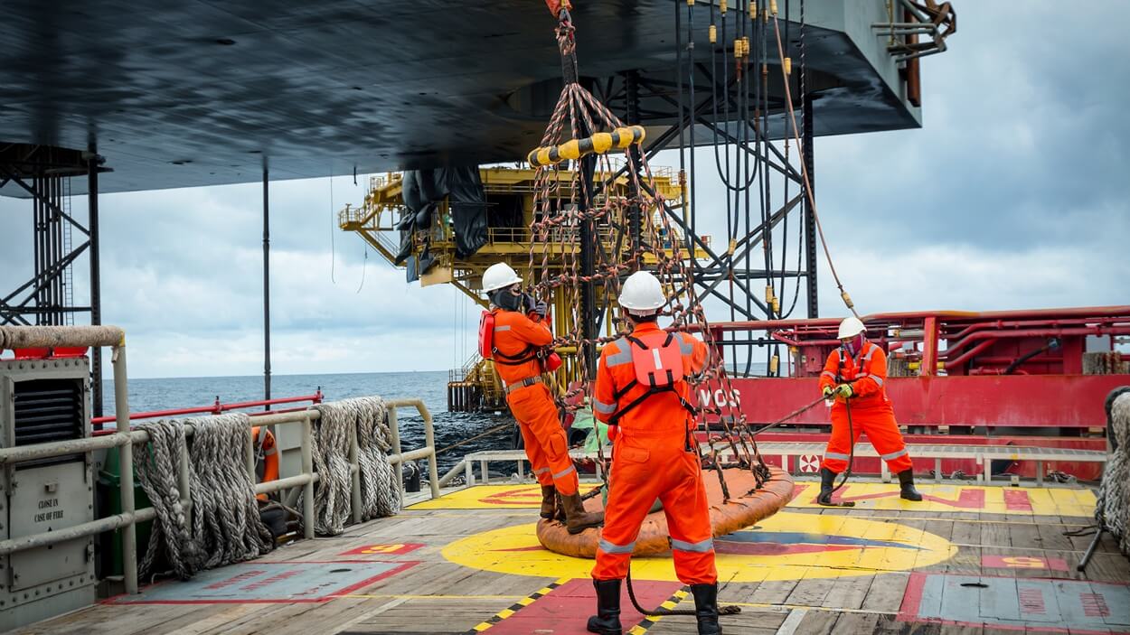 Logistics equipment for offshore operations in the UAE