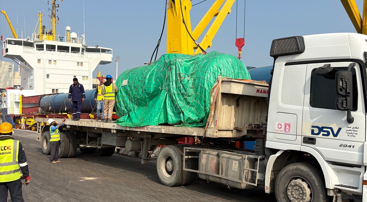 DSV successfully moves OOG cargo for a customer in Kuwait
