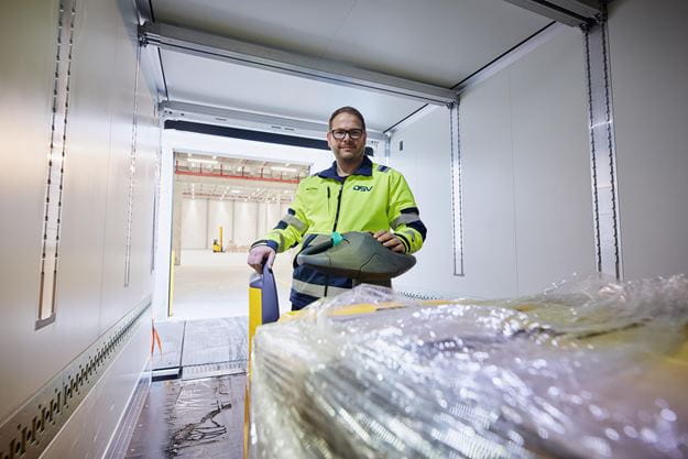  Carregamento da mercadoria no armazém do cliente