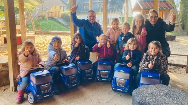 Kinder auf DSV Bobbycars