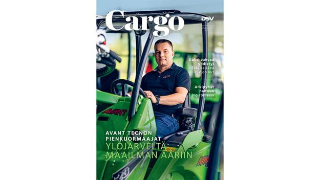 DSV:n asiakaslehti Cargo 2-205, kansikuva