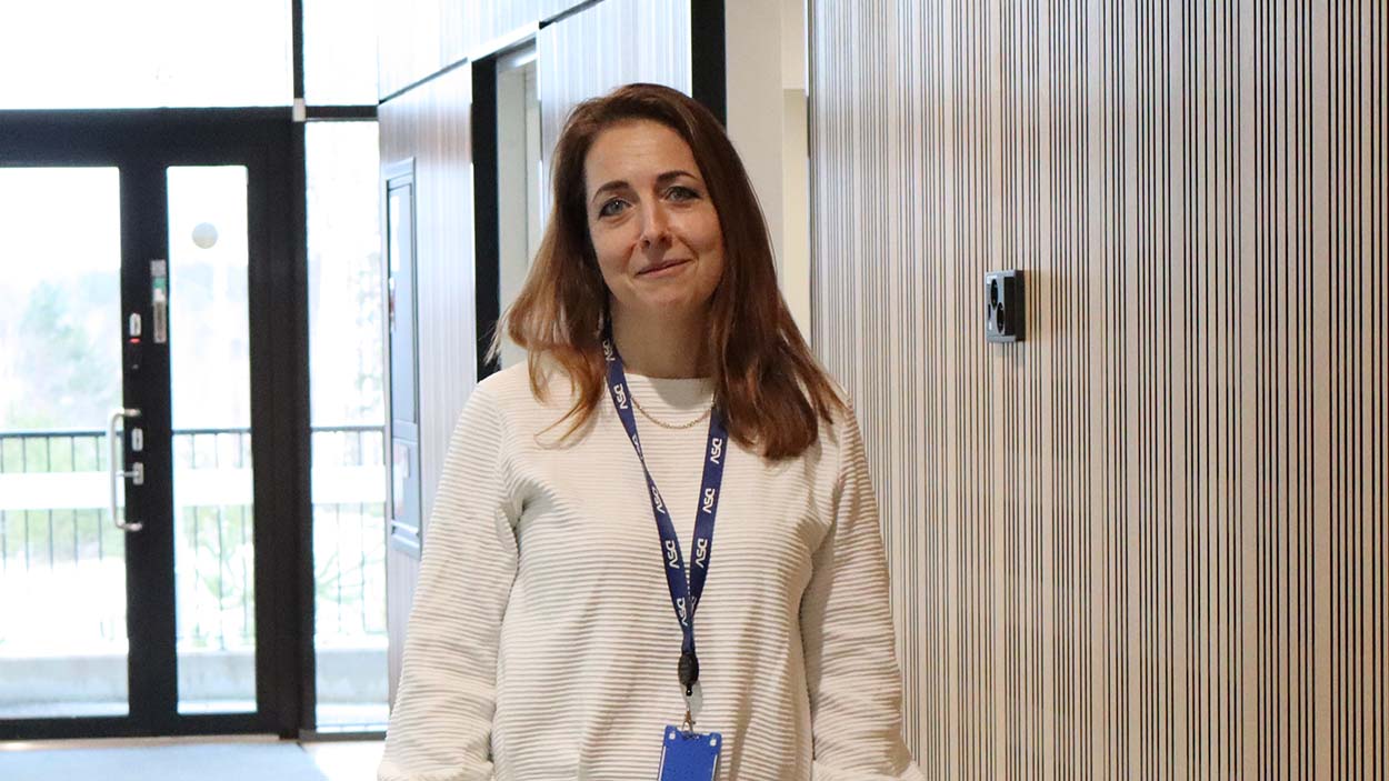 Katriina Frant työskentelee Short Sea -osaston vetäjänä.