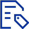 Quote blue icon