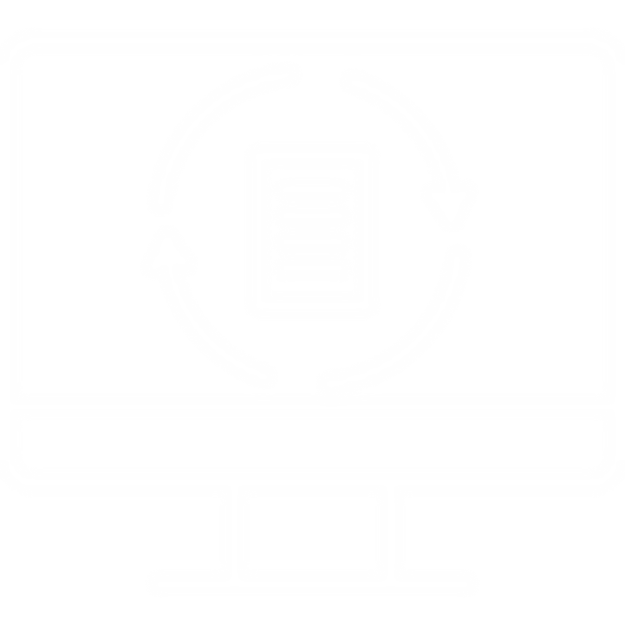 Electronic data on PC icon