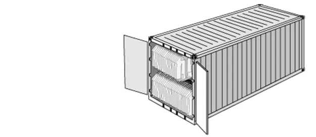 garment on hangers container sea freight
