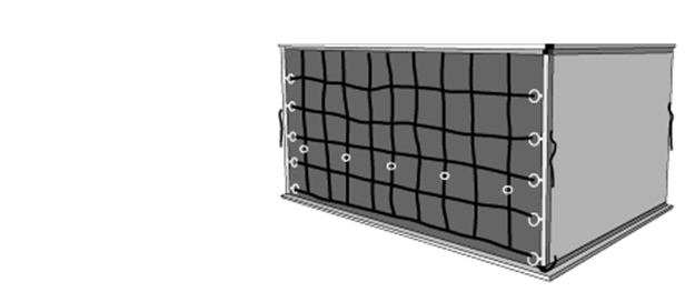 Dimensiones del contenedor LD9 / AAP para transporte aéreo 