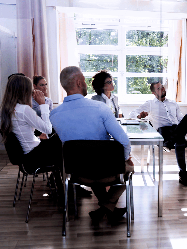 People in a conference meeting