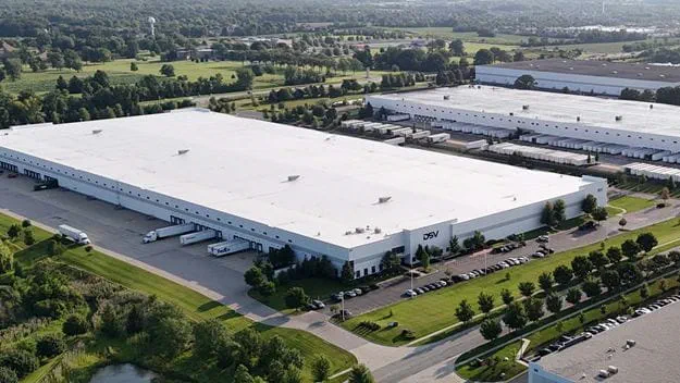 DSV warehouse in Aurora, USA