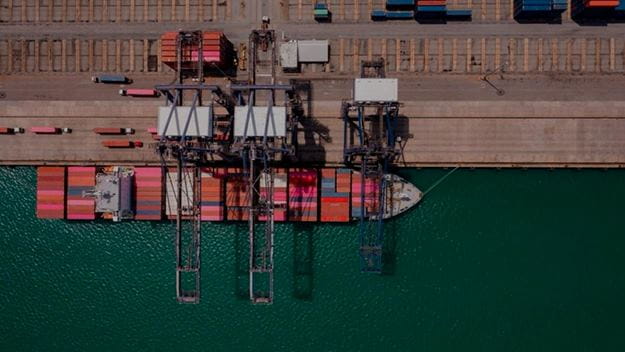 Harbor from above