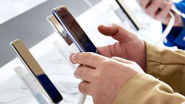 Consumer with a new phone